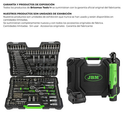Pack Completo JBM Estuche de Herramientas + Carraca Electrica