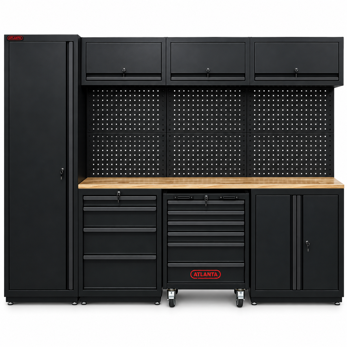 Atlanta Conjunto Modular Equipado Con Carro de Herramientas