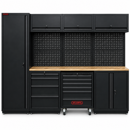 Atlanta Conjunto Modular Equipado Con Carro de Herramientas